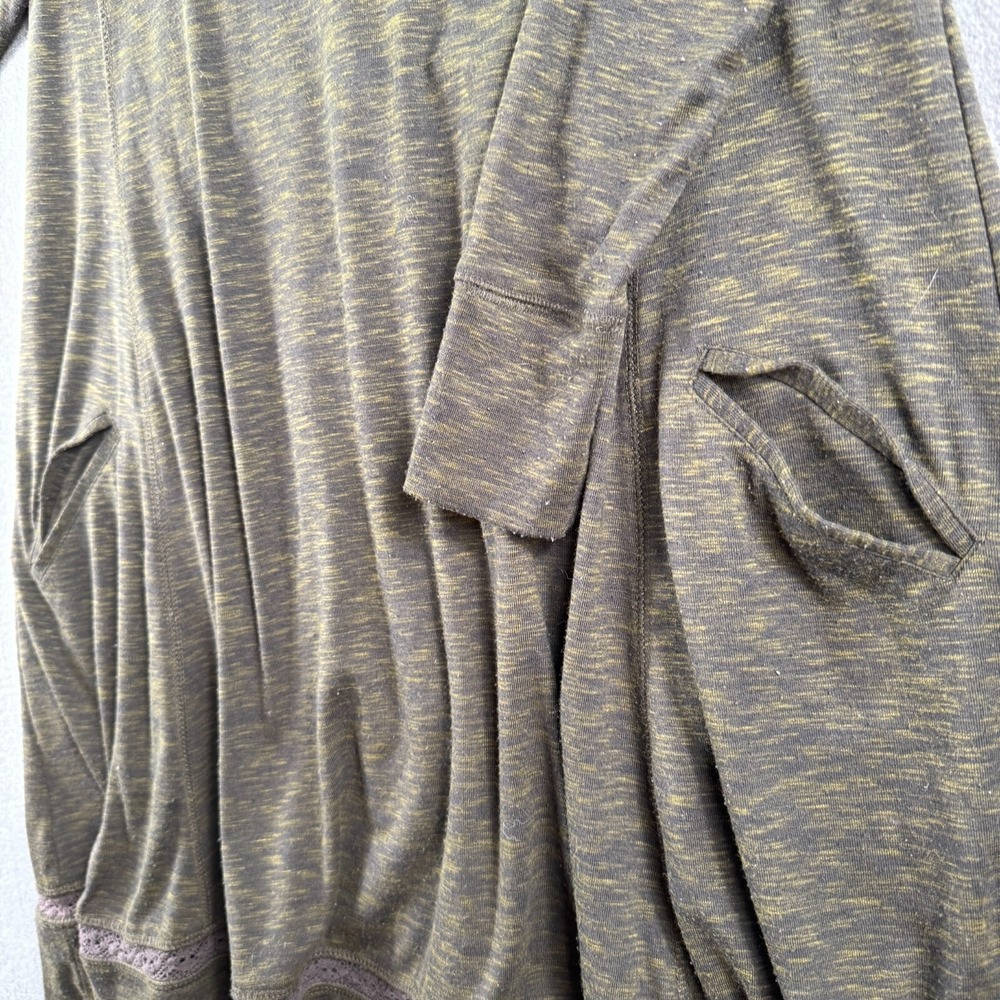 Anthropologie Saturday Sunday Dress Women XS Green Cowl Boho Cottage Midi Shift‎ - Picture 12 of 13